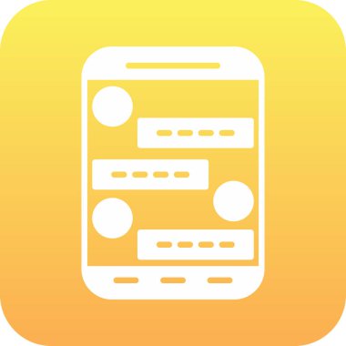 Web arayüzü simgesi, vektör illüstrasyonu