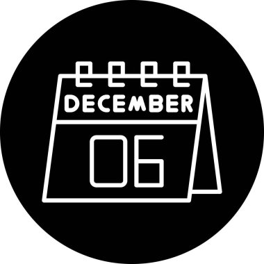 Takvim simgesinin vektör illüstrasyonu