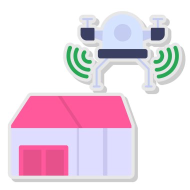 Uydu kontrolü. Basit resimleme