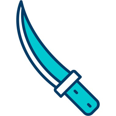 Bıçak. Web simgesi basit illüstrasyon