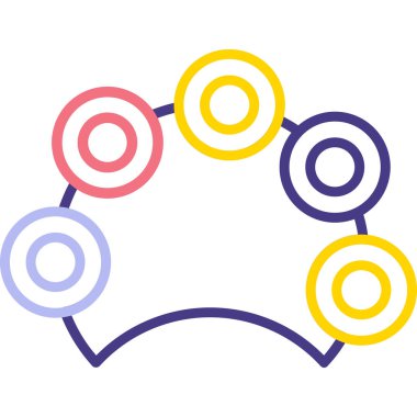 ağ paylaşım simgesi çizimi