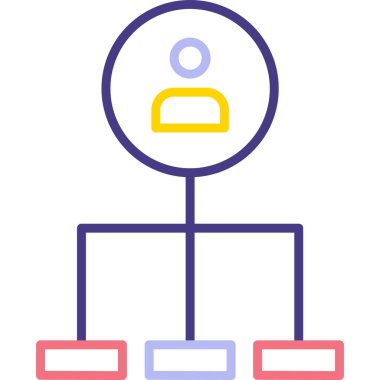 Web simgesi, basit tasarımın vektör illüstrasyonu