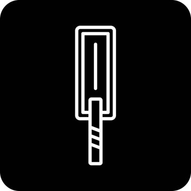 bıçak ağ ikonu vektör illüstrasyonu