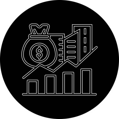 Modern simgenin vektör illüstrasyonu