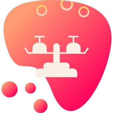 Gemi. Web simgesi basit illüstrasyon