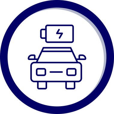 araba simgesi vektör illüstrasyonu