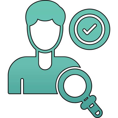 Mavi takım elbiseli bir adamın vektör çizimi