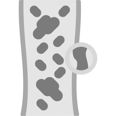 Düz stil olarak sağlıklı ekmek ikonu