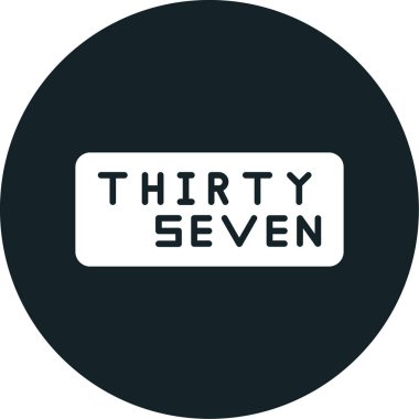 Düz stilde bir numaralı simge.