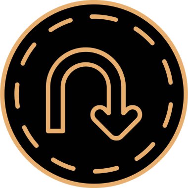 Ok. Web simgesi basit illüstrasyon