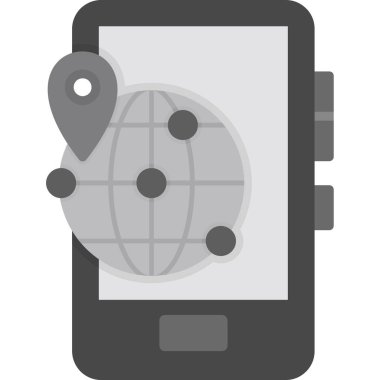 gps konum simgesi sağlam biçimli