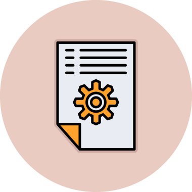 Seo simgesinin vektör illüstrasyonu