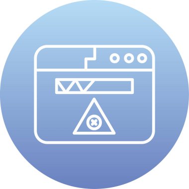 Modern b 'nin vektör illüstrasyonu eksik simgesi