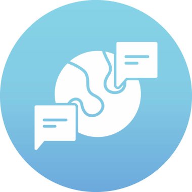 Modern simgenin vektör illüstrasyonu