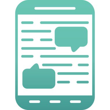 Sohbet simgesi. Web Tasarım