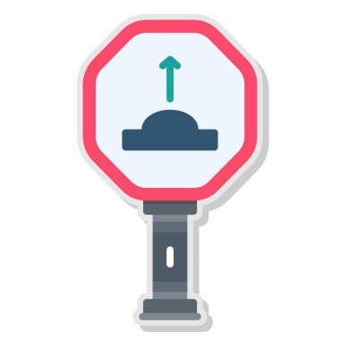 Trafik ışığı simgesi, vektör illüstrasyonu