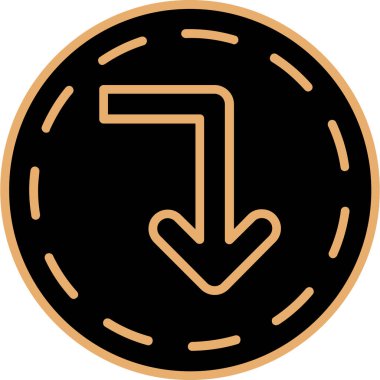 ok simgesi vektör illüstrasyonu