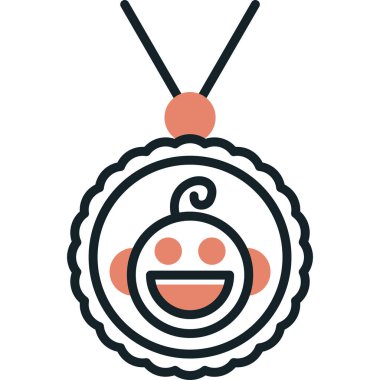 Yılbaşı balosu simgesinin vektör illüstrasyonu