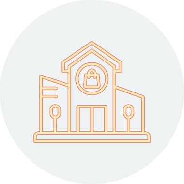 Modern simgenin vektör illüstrasyonu