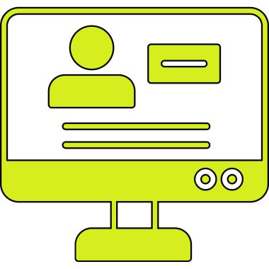 Simgeli bilgisayar masaüstü