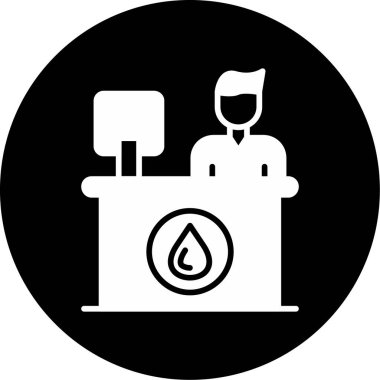 Petrol ve gaz ikonunun vektör illüstrasyonu