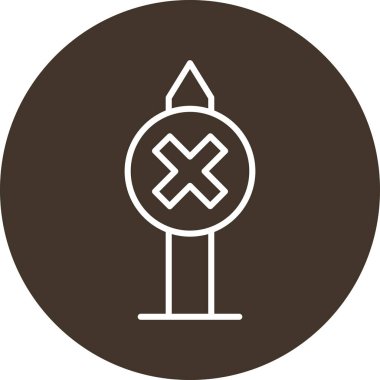 Modern simgelerin hiçbirinin vektör çizimi