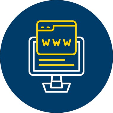 tarayıcı web simge vektör çizim