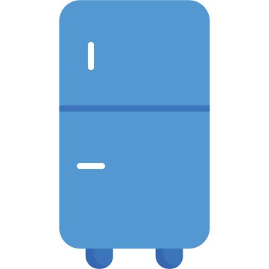 buzdolabı simgesi vektör illüstrasyonu