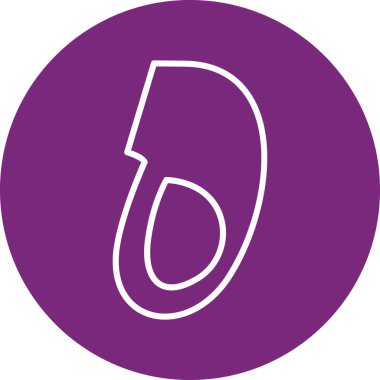 Modern b 'nin vektör illüstrasyonu eksik simgesi