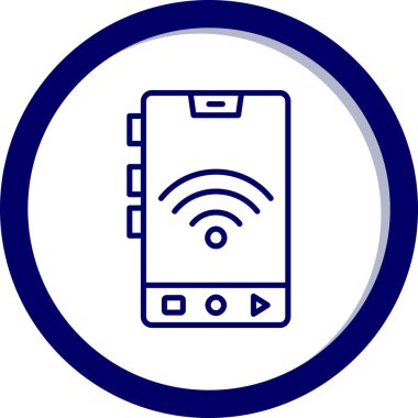 wifi simgesi vektör illüstrasyonu