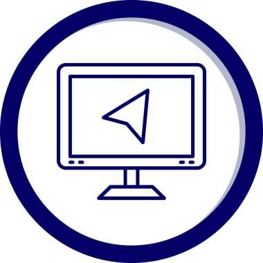 seo modern simgesinin vektör illüstrasyonu