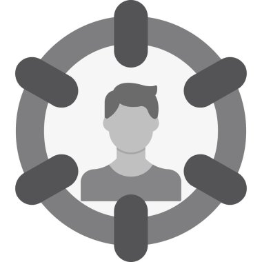 seo modern simgesinin vektör illüstrasyonu