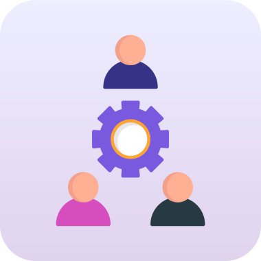 insanlar simge vektör illüstrasyonu