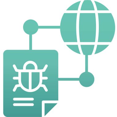 şebeke. Web simgesi basit illüstrasyon