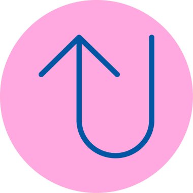 Ok. Web simgesi basit illüstrasyon