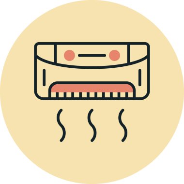 Termometre. Web simgesi basit illüstrasyon