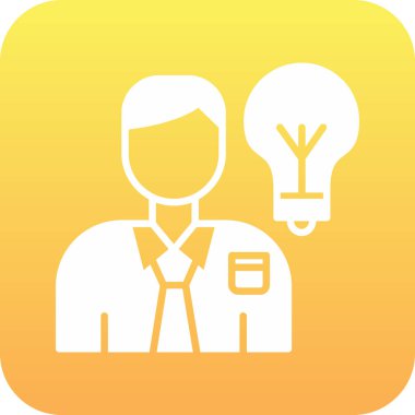 İş ve modern simgenin vektör illüstrasyonu