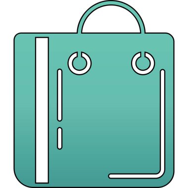 çanta bagaj simgesi, özet biçimi