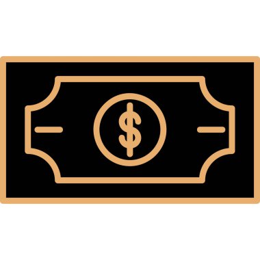 dolar illüstrasyon izole sembol simge tasarlamak vektör