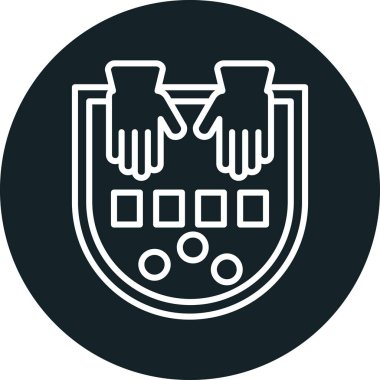 Bir çelengin vektör illüstrasyonu