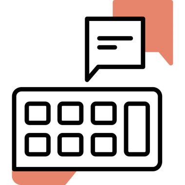 Takvim. Web simgesi basit illüstrasyon