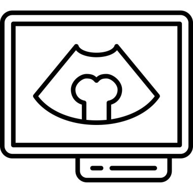 bilgisayar simgesi vektör illüstrasyonu