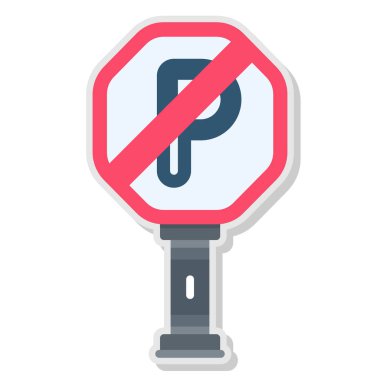 Park işareti vektör simgesi