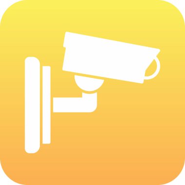 Güvenlik kamera simge vektör