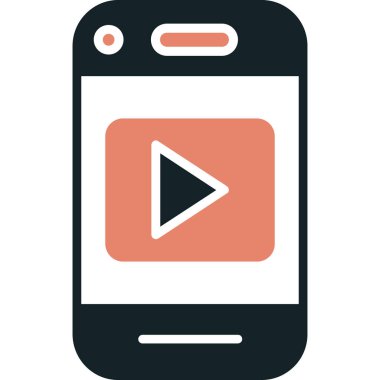 akıllı telefon simgesi vektör illüstrasyonu