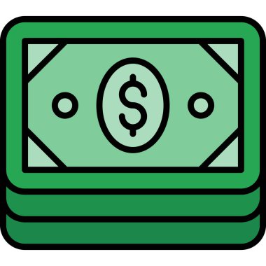 nakit dolar fatura simgesi