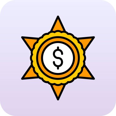 para dolar işaret simgesi vektörü.