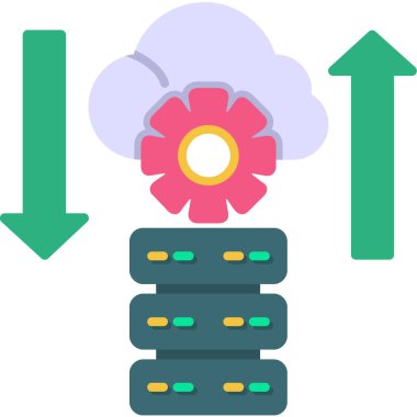 bulut hesaplama ağı simgesi