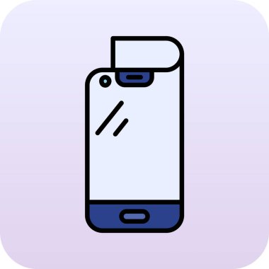 Akıllı telefon simgesinin vektör illüstrasyonu