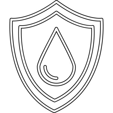 Yaprak ekolojisi doğa simgesi ana hat biçiminde